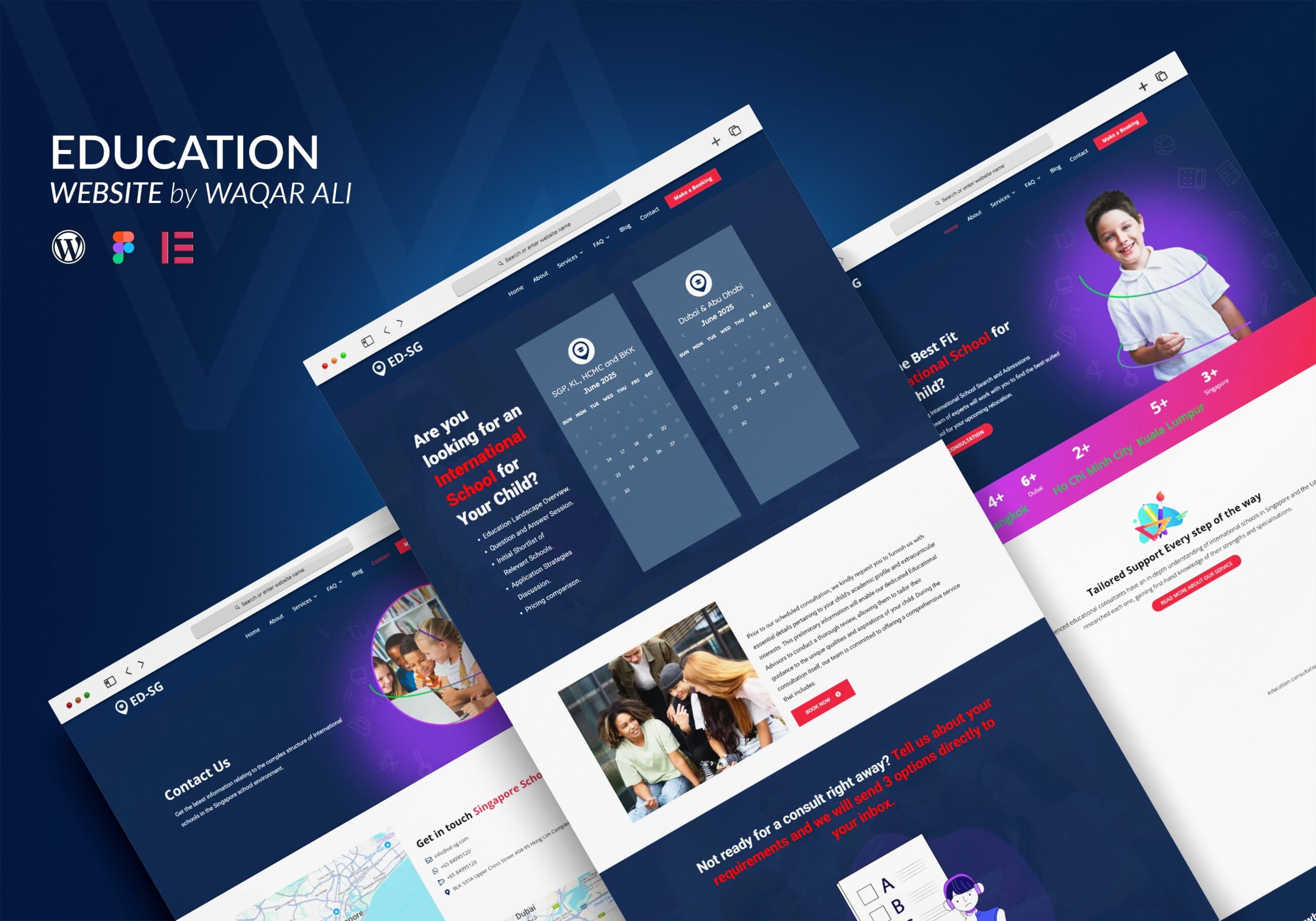Ed-Sg A website design by waqar ali